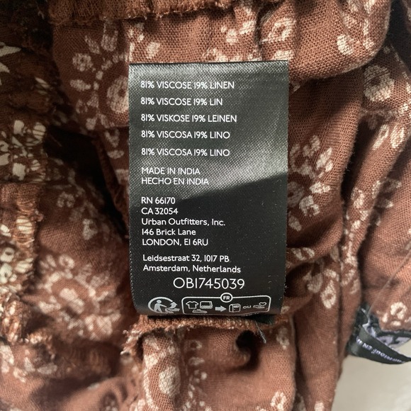 Urban Outfitters Ecote Sleeveless Jumpsuit Size Small Wide Leg NWT *Small Flaw*‎ - Picture 16 of 16